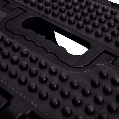 Simplify Black, Sturdy and Safe, Carrying Handle, Easy to Open, for Kitchen, Bathroom, Bedroom, or Adults 9" Anti-Skid Folding Step Stool, Lightweight