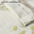 Leeva Green Blossoms Kitchen Valances for Windows, Watercolor Plant Pattern Design Small Curtain and Drapes Valance for Office Cafe Studio, One Panel, 52x18