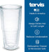 Tervis East Tennessee State Buccaneers Logo Tumbler with Emblem and Navy Lid 24oz, Clear