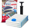 Spacesaver Premium Vacuum Storage Bags. 80% More Storage! Hand-Pump for Travel! Double-Zip Seal and Triple Seal Valve! Vacuum Sealer Bags for Comforters, Blankets, Bedding, Clothing! (Large 3-Pack)