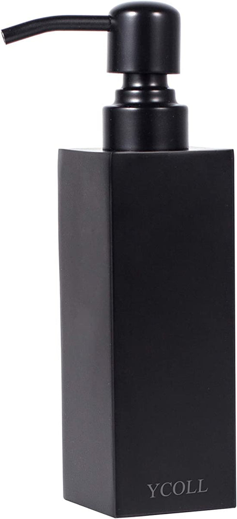 Hand Soap Dispenser -304L Stainless Steel Dish Bath Countertop Lotion Dispensers with Rust /Leak Proof Pump , Liquid Wash Brushed Metal Soap Bottle (10 Oz /300M)