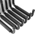 Garage Storage Utility Hooks Heavy Duty, 9''Jumbo Arm Wall Mount Garage Hangers for Ladders,Tools,Bikes, Chair & Garden Hose (6 Pack, Black)