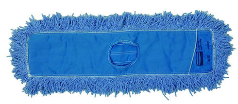 Rubbermaid Commercial Twisted Loop Blend-Dust Mop, 24-Inch, Blue, FGJ25300BL00