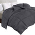 Utopia Bedding Comforter Duvet Insert - Quilted Comforter with Corner Tabs - Box Stitched Down Alternative Comforter (Twin, Grey)