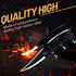 Belnk Butcher Knife 6-Inch High Carbon Stainless Steel Kitchen Chef Knives with Sheath and Gift Box Vking Knife Fillet Meat Cleaver Knives for Home, Camping, BBQ