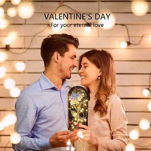 Valentines Day Gifts for Her Women, Red Rose Gifts, Beauty and The Beast Rose, Women's Gift Birthday Gifts Artificial Flower Rose Gift for Girlfriend,Wife,Mom for Wedding,Anniversary