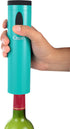 Ozeri OW08A-T Fascina Electric Wine Bottle Opener, Teal Blue