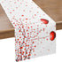Alishomtll Valentine's Day Table Runner Love Heart Table Runners, Red Heart Waterproof Table Runners for Valentine's Day, Party, Gift, Decor, 14 x 108 inches