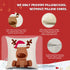 Christmas Pillow Covers , 2021 Newest Double-Sided Christmas Pillowcase,18 x 18 Inches Set of 4 - Xmas Series Cushion Cover Case Pillow Custom Zippered Square Pillowcase (Christmas-B)