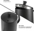 VEVOK CHEF Pour Over Coffee Kettle Mini 20 OZ Gooseneck Kettle Spout Coffee Pots Drip Coffee Maker Kettle Long Narrow Stainless Steel Pour Over Kettle
