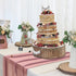 Netany 4PCS Dusty Rose Chiffon Table Runner 29x120 Inches, Romantic Sheer Fabric for Wedding Decorations, Baby Shower and Birthday Party Cake Table Decorations