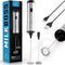 Zulay Super High Powered Rechargeable Milk Frother & Milk Foamer for Coffee - Portable Handheld Frother Whisk for Latte, Cappuccino, Matcha - Includes 1-Single & 1-Double Coil Whisks, Unlimited Life