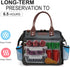 JOYHILL Lunch Bag for Women, Insulated Lunch Box bag Lunch Tote Bag, Reusable Lunch Cooler Thermal Bag for Work School Picnic - Black