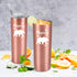 Qtencas Mama Bear Stainless Steel Skinny Tumbler, Double Wall Insulated Tumbler with Lid, Mother's Day Birthday Christmas Gifts for Mom Mother Wife Women, 20 Oz Slim Travel Water Tumbler, Rose Gold