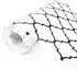 Glotoch Shelf Liner 12" x 20 ft- Non Adhesive Refrigerator, Kitchen, Drawer Liners, Waterproof and Durable Fridge Table Place Mats for Cupboard, Cabinet, Drawer Liner, Quatrefoil White