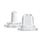 Dr. Brown’s® Milestones™ Options+™ Sippy Spouts, 2-Pack Narrow, Soft 100% Silicone Baby Bottle Sippy Spout, 6m+