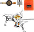 SisDruo Portable Backpacking Stoves 3900W Copper Core Camping Stove with Piezo Ignition Wind-Resistance Ultralight for Outdoor Travel Hiking Cooking (style 2)