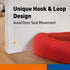 MAGZO Door Draft Stopper 36 Inches-Orange, Bottom Door Dust Stopper Air Blocker with Hanging Loops Cold Weather Seal
