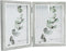 Afuly Grey Picture Frame 5x7 Double Wooden Hinged Photo Frames 2 Openings Tabletop Desk Display Farmhouse Decor Unique Gifts
