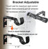 Black Curtain Rods for Windows 28 to 86 Inch - 1 Inch Small Curtain Rod with Window Treatment Hardware - Easy Instal Simple Outdoor Curtain Rod for Patio Door Bedroom