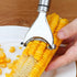 2 Pcs Magic Corn Peeler Stripper, Corn Cob Peeler Corn Remover Corn Kerneler with Stainless Steel Blades and Ergonomic Handle, Vegetable Peeler Potato Peeler, Peelers for Kitchen
