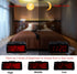 Battery Operated Only Cordless LED Electronic Alarm Clock with Clear Voice Recording Alarm,1.2 inch Red Numbers Display