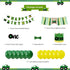 PRATYUS Farm Green Tractor First Birthday Party Decoration With Green Birthday Banner,Baby Crown Hat, Tie and Cake Topper for Baby Girl Boy Photo Booth Props