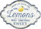 Creative Co-Op Life Gives You Lemons Make Something Sweet Metal Wall Décor, White