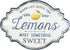 Creative Co-Op Life Gives You Lemons Make Something Sweet Metal Wall Décor, White
