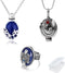 PPX Daywalking Katherine Necklace Pendant Charm Necklace-Royal Blue and Vampire Diaries Daylight Walking Signet Damon's Ring for Fans, with Transparent Box