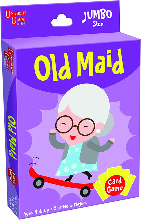 University Games 1407 Old Maid Card Game, Jumbo Size