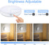 FERSWE Rechargeable Tap Lights, Dimmable Touch Night Lights with 1000mAh Large Battery , Stick on Light for Closet, Bedroom, Bathroom and Cabinet (2 Pack)