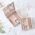 BEWISHOME Jewelry Organizer Box Jewelry Boxes for Women Girls 2 Layers Jewelry Storage Case with Large Mirror for Earring Ring Necklace Bracelet Faux Leather White SSH01W