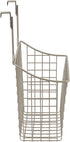 Spectrum Diversified Satin Nickel Grid Storage Basket, Medium