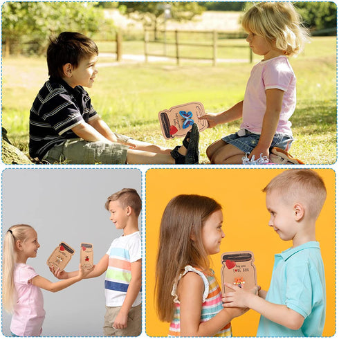 Valentines Day Gifts Cards for Kids, 30 Pack Love Bug Card Bulk with 10 Different Valentines Bugs Toy - Funny Children Valentine Exchange Cards for Boys Girls School Class Classroom Party Favors