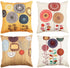 Throw Pillow Covers 18x18, Set of 4 Linen Throw Pillow Covers, Square Pillow Cushion Cases for Couch Sofa Bedroom Car, Orange.Valentine's Day Present