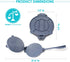 ALPHA LIVING 50417 Cast Iron Heavy Duty 7.5 Inch Pataconera Flour Corn Tortilla Press Tortillera Tortilladora