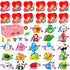28 Pack Valentines Day Gifts for Kids, Valentines Classroom Gifts with Filled Hearts Bulk, Exchange Party Favors for Boys Girls School Class Classroom