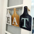 HoreZer ETA Sign Wall-Decor, Rustic Cutout EAT Letter Sign Wood Decorative Hanging Board for Kitchen/Home,EAT Sign Decorative Hanging Wooden Letters, Country Wall Art (3 Pieces)