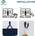 Single Prong Hook 12 Pack Brass with Screws for Towel Scarf Robe | HOWTOOL