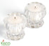 Kisco Genuine Tea Light Candles in Clear Holder Cups Bulk 75 Set. Long Burning 4.5 Hour Unscented, for Mood, Dinners, Parities, Home, Decoration, Wedding, Crafts