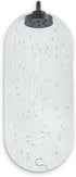 Boon GRIFFLE Textured Non Slip Baby Bath Tub Mat with Hanging Hook and Drain Holes, Gray