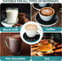 Coffee Mug Warmer, Electric Coffee Warmer for Desk Auto Shut Off & Timing, Coffee Cup Warmer Candle Warmer with 2 Temperature Settings, Smart Beverage Warmer for Coffee, Tea, Milk and Hot Chocolate