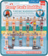 NPW Classic Themed Reuseable Glass Drink Markers, 12