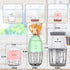 Mini Food Processor - Portable Electric Wireless Mini Food Chopper Powerful 45W,Meat Grinder Fruit Garlic Onion Ginger Vegetable Chopper with 2 Sharp Blades-Kitchen Tool,Pink(100ML)