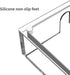 Clear Acrylic Guest Towel Napkin Holder, Paper Hand Towel Holder for Bathroom and Guest Room, 9"x5.5"x2.5"