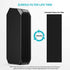 Eureka Air Purifier NEA-C1, Activated Carbon Filter x 4, Replacement for InstantClear NEA120, Black
