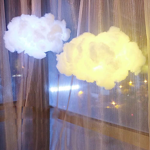 PROLOSO Handmade Cloud Light DIY Kit, Easy for Adults and Kids, Wireless Remote Control, Adjustable Brightness, 9 Modes, White Light, Cute Night Light in House and Coolest Choice on Facebook