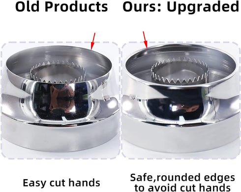 Newness Corn Stripper Cutter, Cob Kernels Peeler with Cup, Quickly Remove Kernels from The Cob, No Splatters or Mess, 304 Stainless Steel Corn Thresher Stripper Tool with Serrated Sharp Blade