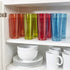 Cafe Break-Resistant Plastic 20oz Restaurant-Quality Beverage Tumblers | Set of 16 in 4 Assorted Colors.